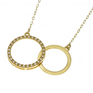 Zlatý dámsky náhrdelník K30.247.E1